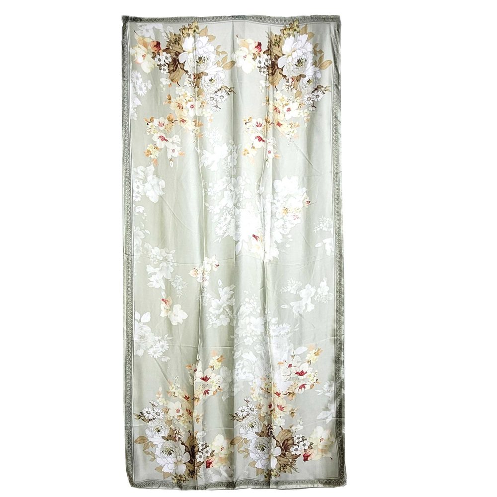 NWT Long Soft Scarf 34"x69" Rectangle Silk Feeling 100% Shawl Wrap 0229